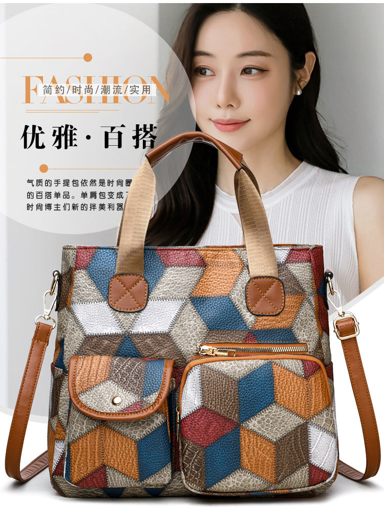 Vintage Leather Shoulder Handbag