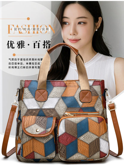 Vintage Leather Shoulder Handbag