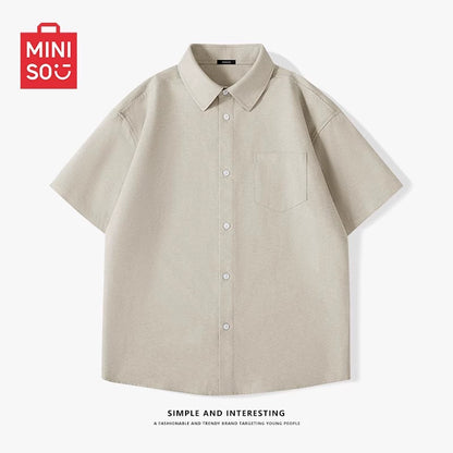 Boys Striped Oxford Shirt