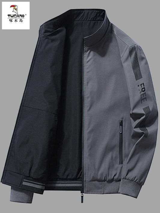 Men's Stand Collar Executive Leisure Jacket