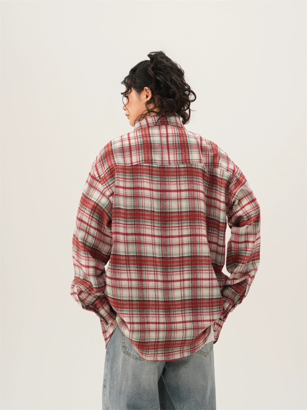 Retro Plaid Couple Shirt