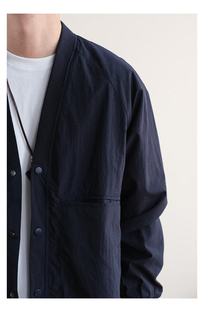 Trendy Axin V Neck Loose Outwear