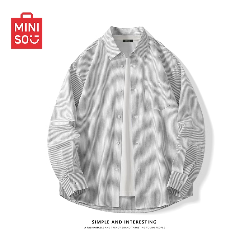 Boys Striped Oxford Shirt