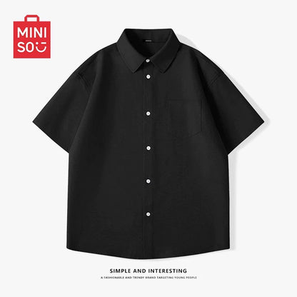 Boys Striped Oxford Shirt