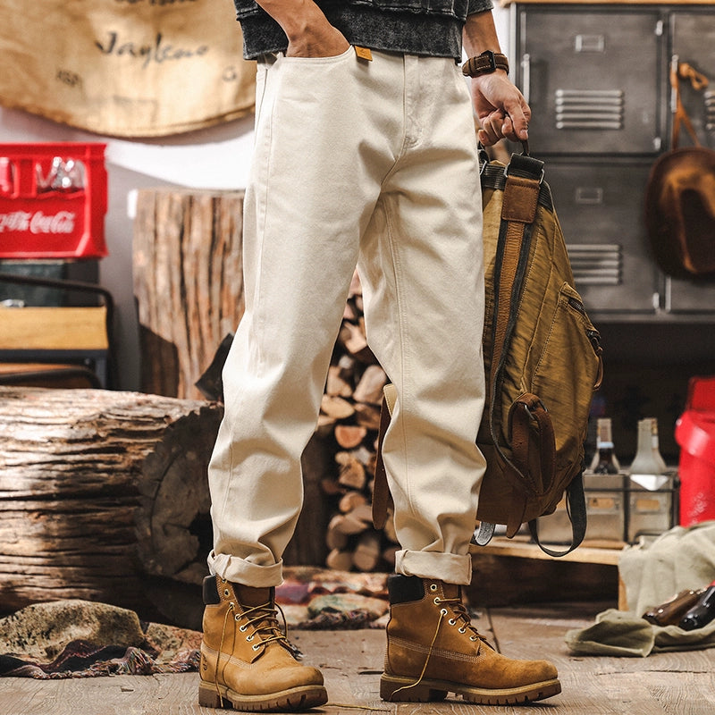 Trendy Fleece-lined Denim Jeans