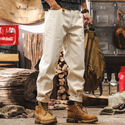 Trendy Fleece-lined Denim Jeans