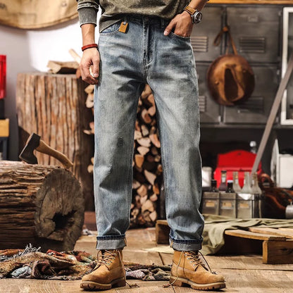 Trendy Fleece-lined Denim Jeans
