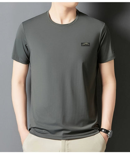 Mulberry Silk Crew Neck Tee