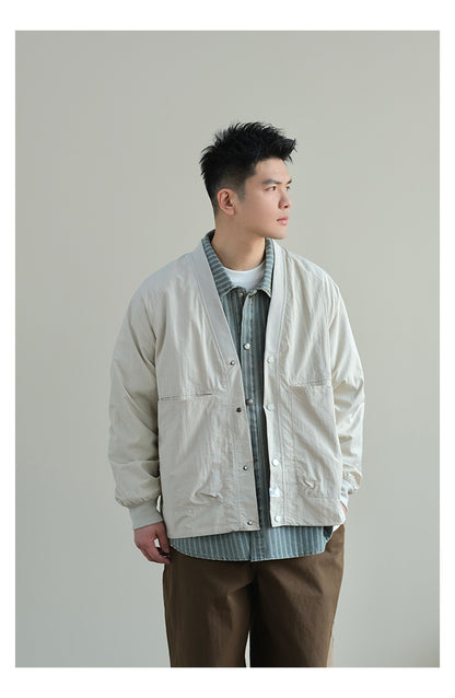 Trendy Axin V Neck Loose Outwear