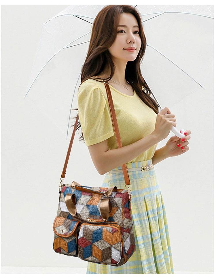 Vintage Leather Shoulder Handbag
