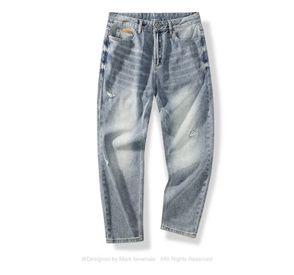 Youth Embroidered Denim Trousers