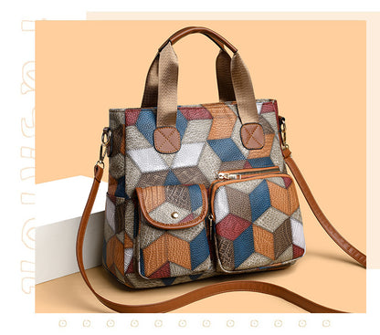 Vintage Leather Shoulder Handbag