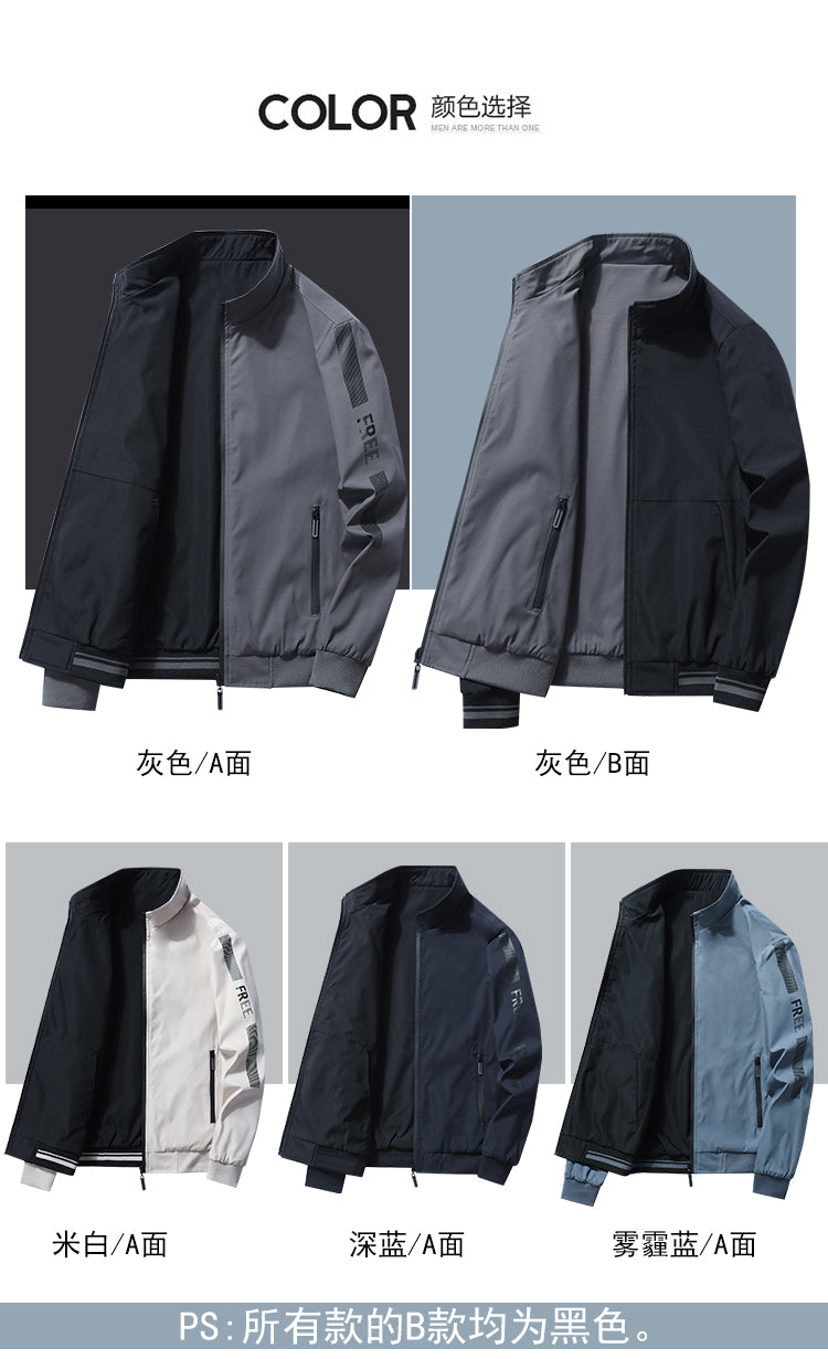 Men's Stand Collar Executive Leisure Jacket