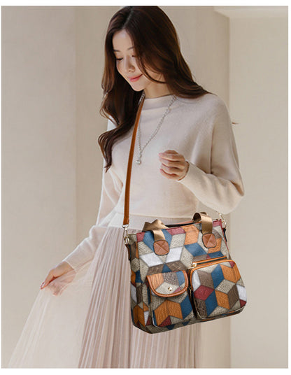 Vintage Leather Shoulder Handbag