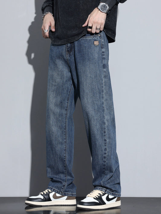 Kuvine Fleece-Lined Thick Jeans