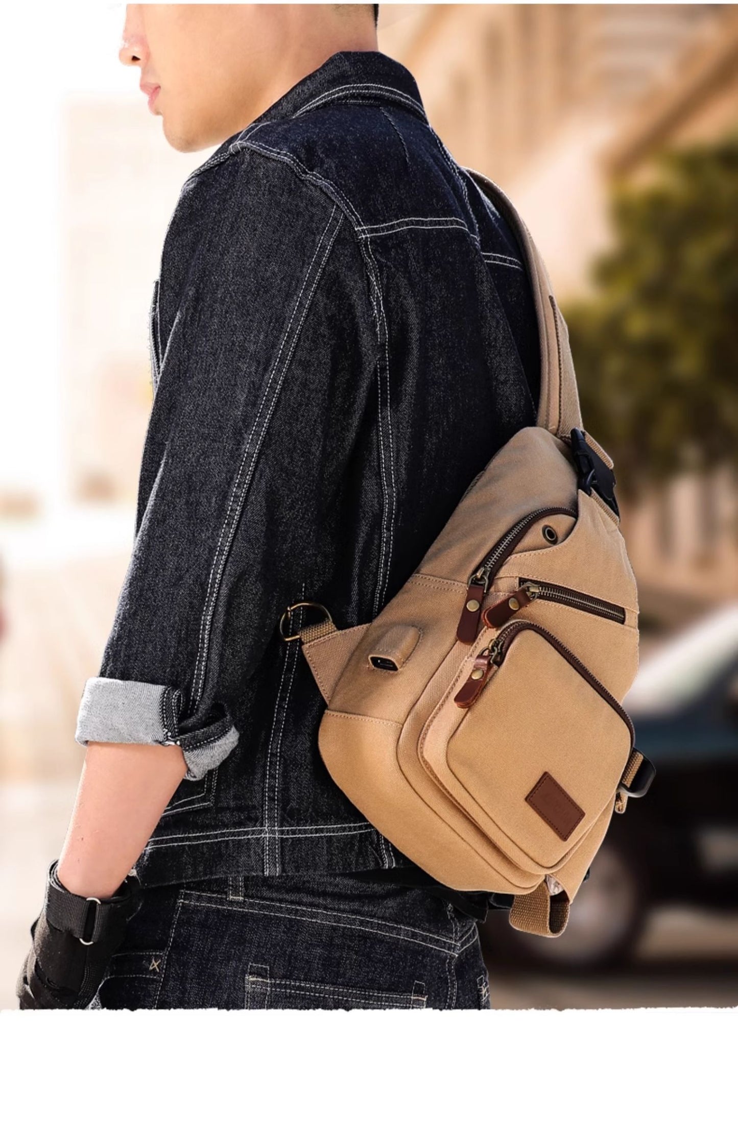 Canvas Urban Sling Bag