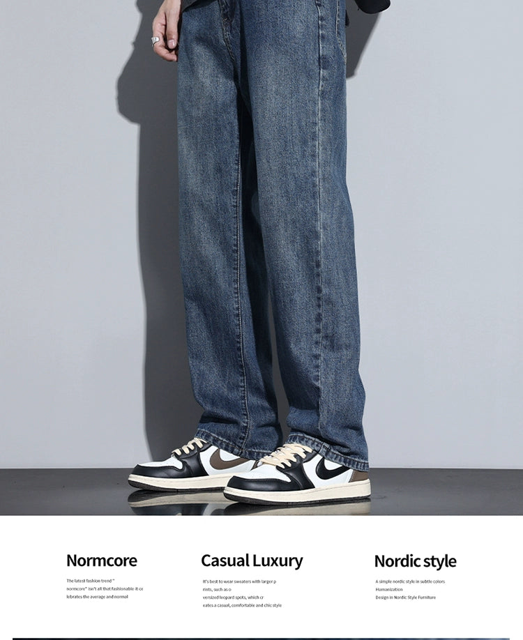 Kuvine Fleece-Lined Thick Jeans
