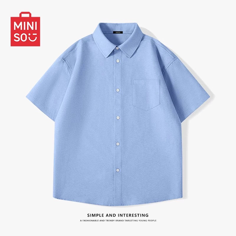 Boys Striped Oxford Shirt