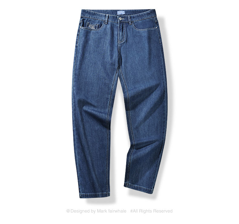 Youth Embroidered Denim Trousers
