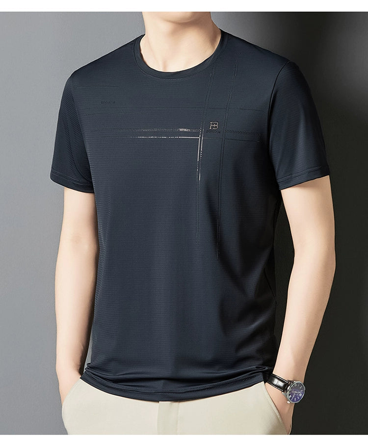 Mulberry Silk Crew Neck Tee