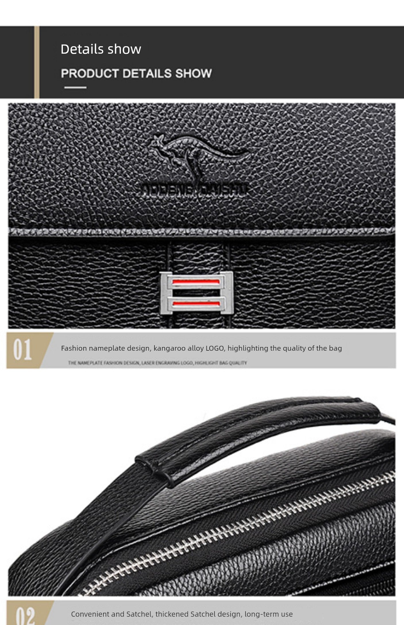 Legacy Leather Crossbody Briefcase