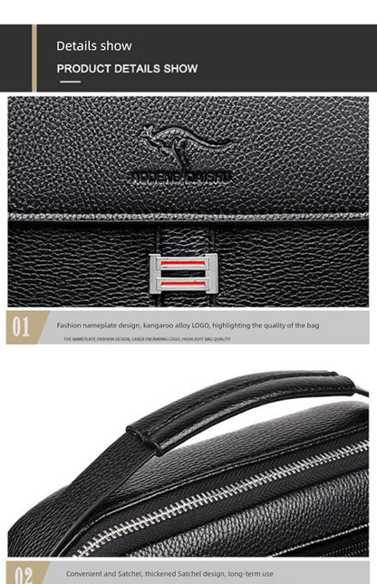Legacy Leather Crossbody Briefcase