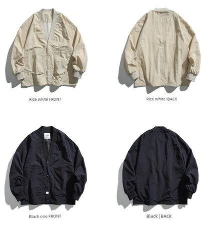 Trendy Axin V Neck Loose Outwear