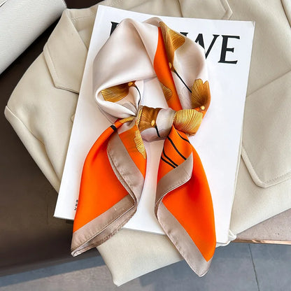 Luxury Silk Print Scarf