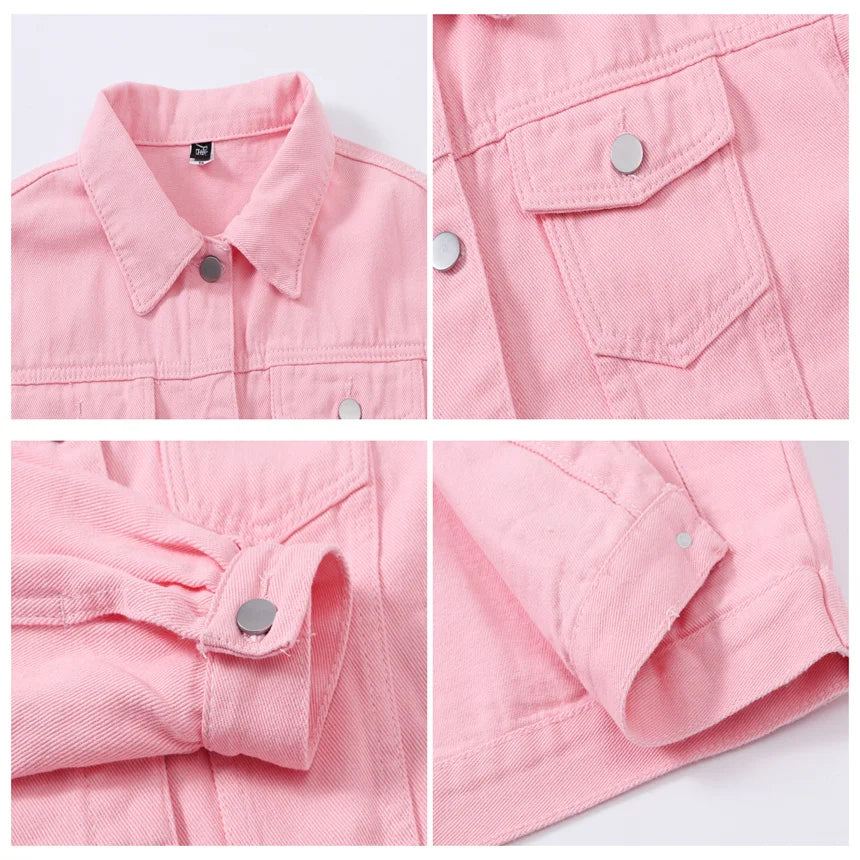 Stylish Slim Fit Denim Coat