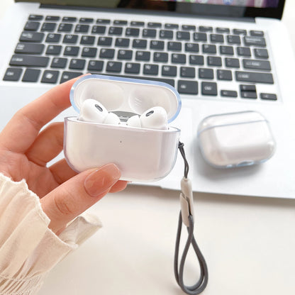 Clear AirPods Case with Lanyard Strap