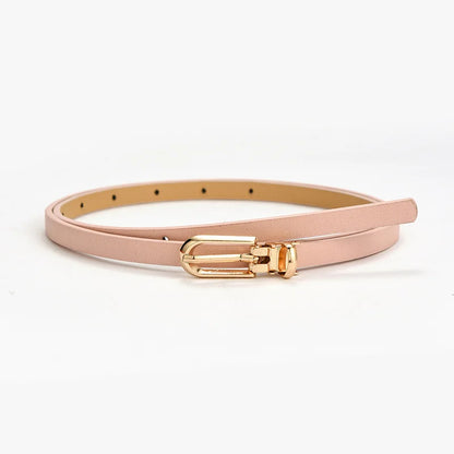 Candy Color Thin Waist Belt