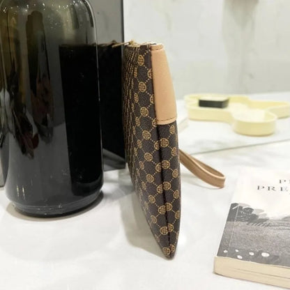 Women's Retro Print Clutch Wallet