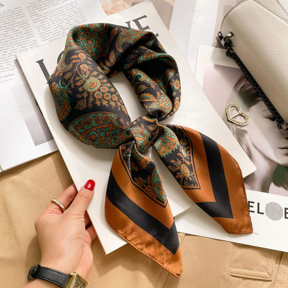 Luxury Silk Print Scarf