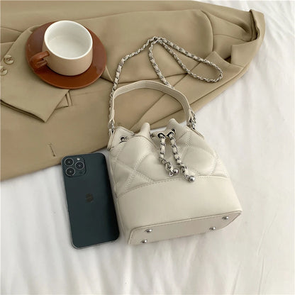Car Sewing Bucket Shoulder Bag