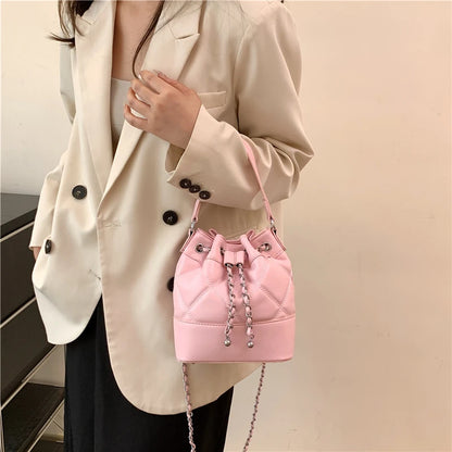 Car Sewing Bucket Shoulder Bag