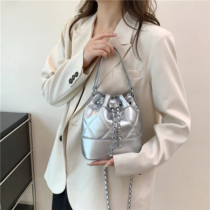 Car Sewing Bucket Shoulder Bag