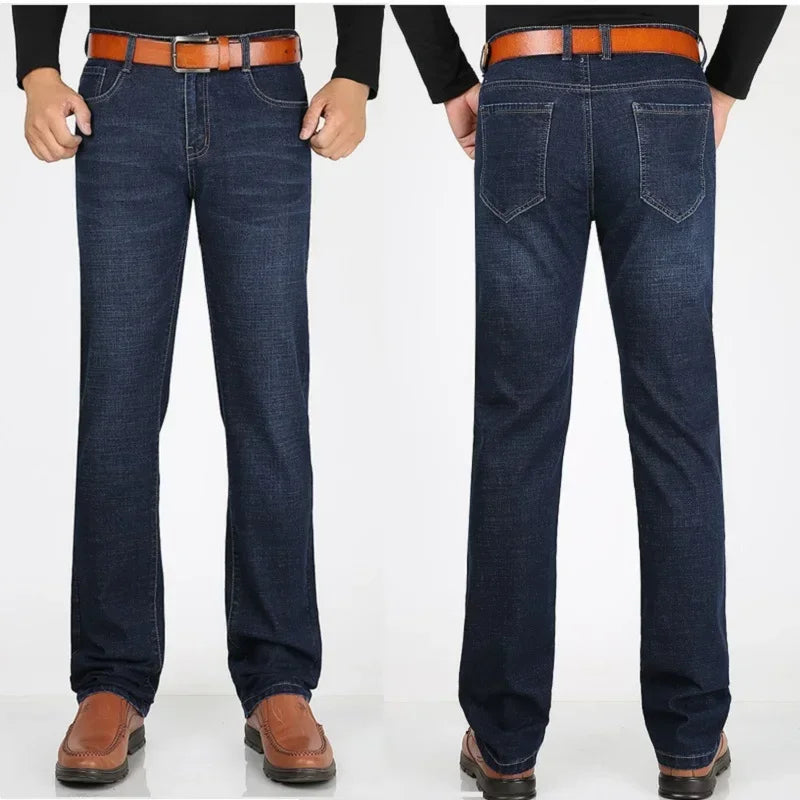 2024 Men's Winter Fleece Jeans