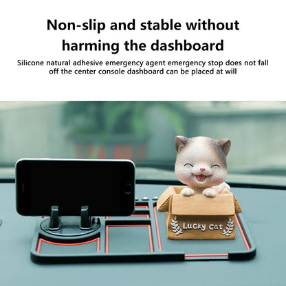 Silicone Car Mat Phone Holder