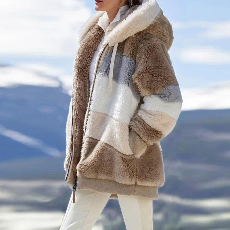 Hooded Winter Cashmere Coat