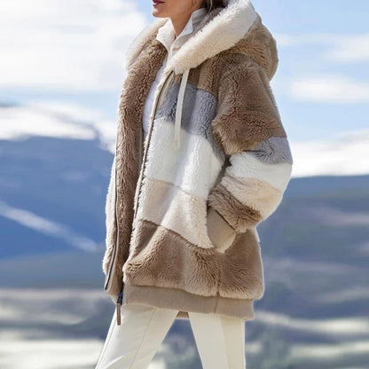 Hooded Winter Cashmere Coat