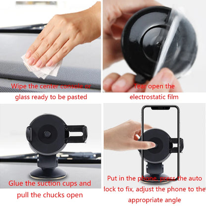 Gravity Grip Suction Car Mount