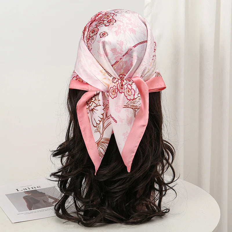 Luxury Silk Print Scarf