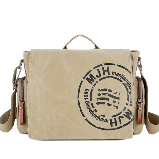 Weixier Canvas Travel Satchel