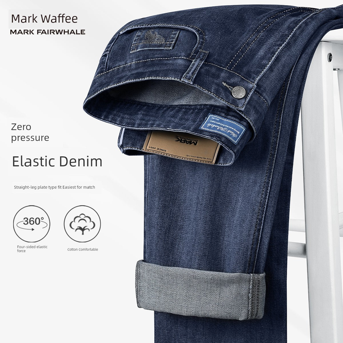 Youth Embroidered Denim Trousers