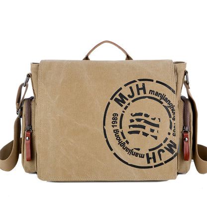 Weixier Canvas Travel Satchel