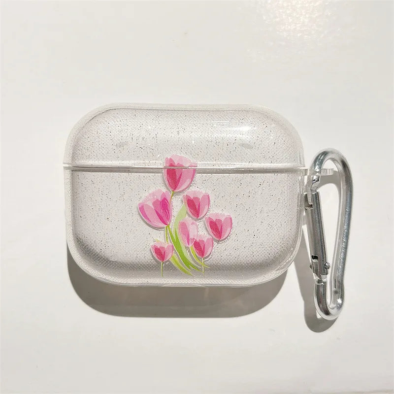 Colorful Heart Glitter Case for AirPods