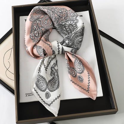 Luxury Silk Print Scarf