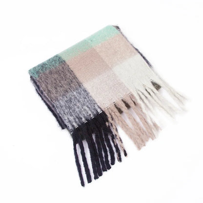 Warm Cashmere Rainbow Scarf