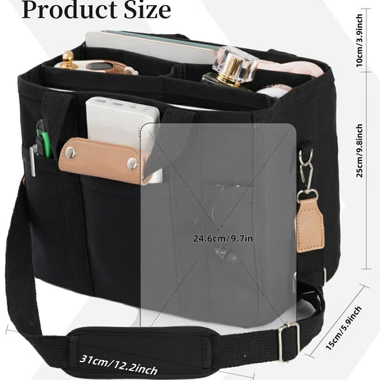 Women's Canvas Multi Tote Handbag