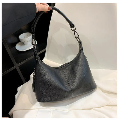 Tassel Luxe Leather Satchel